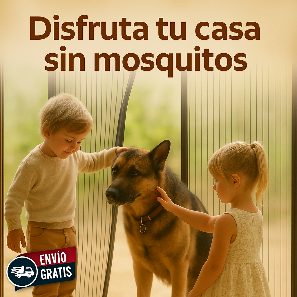 Cortina magnética antimosquitos